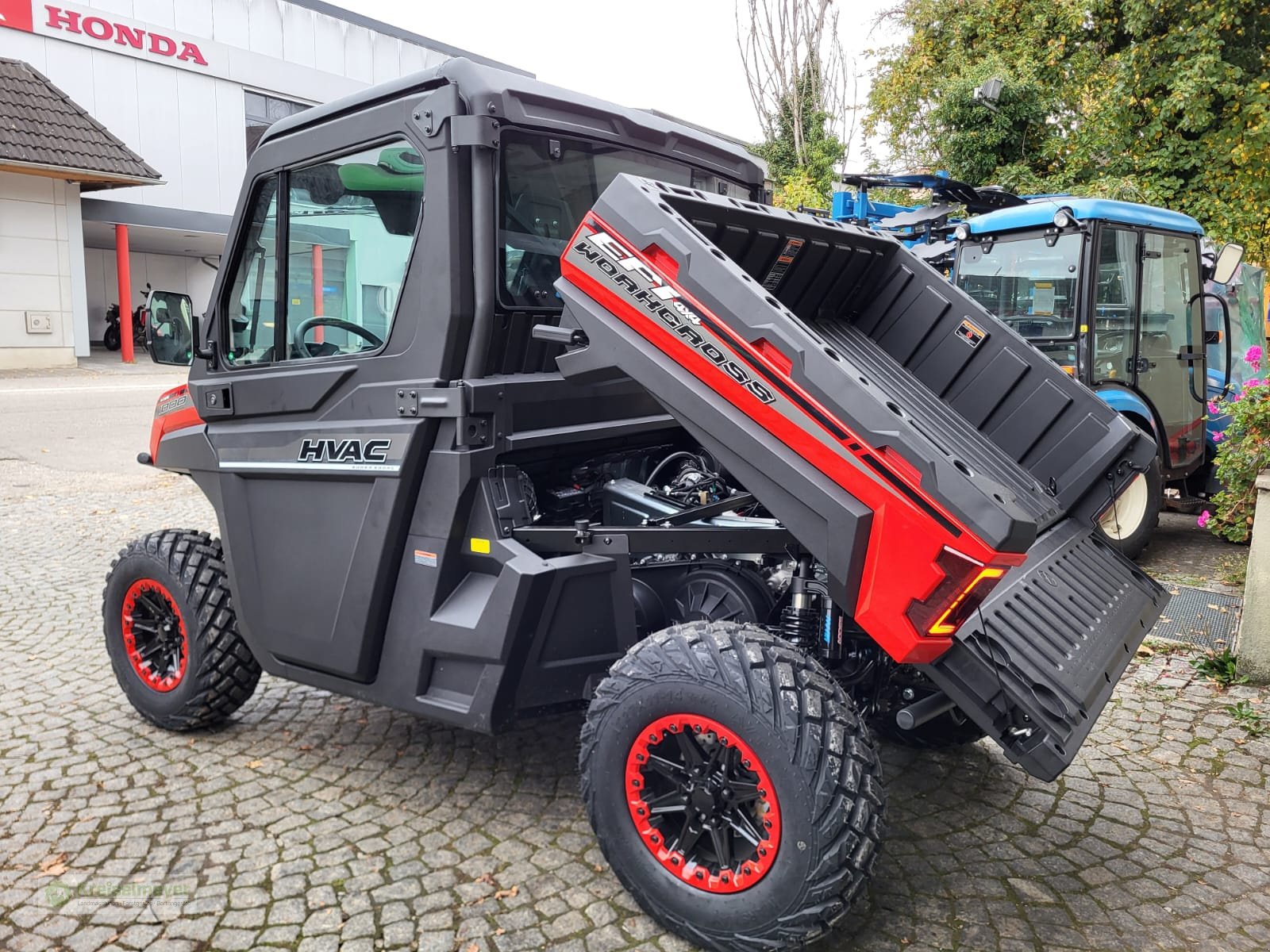 ATV & Quad typu Odes Workcross 1000 ABS + V2-Motor, Kabine Klima & Heizung, 1000 kg Anhängelast, 3 Sitzer Rot UTV neu, Neumaschine v Feuchtwangen (Obrázek 10)