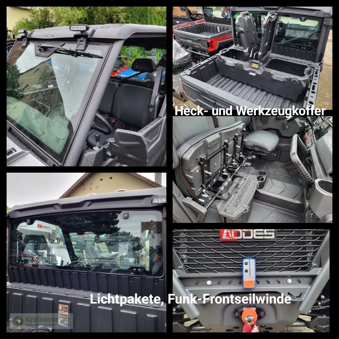 ATV & Quad typu Odes Workcross 1000 ABS + V2-Motor, Kabine Klima & Heizung, 1000 kg Anhängelast, 3 Sitzer Rot UTV neu, Neumaschine v Feuchtwangen (Obrázek 24)