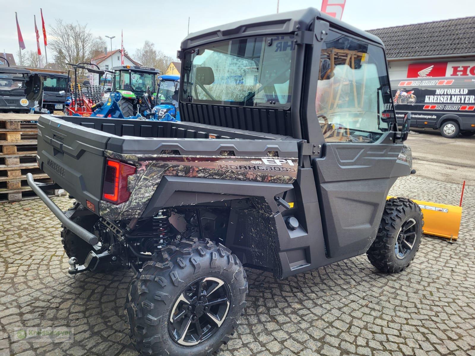 ATV & Quad типа Odes Workcross 650 Kabine + Schneeschild 170cm (ohne Heizung), 90 kmh, Allrad 4x4, Winterdienst Paket UTV neu, Neumaschine в Feuchtwangen (Фотография 5)