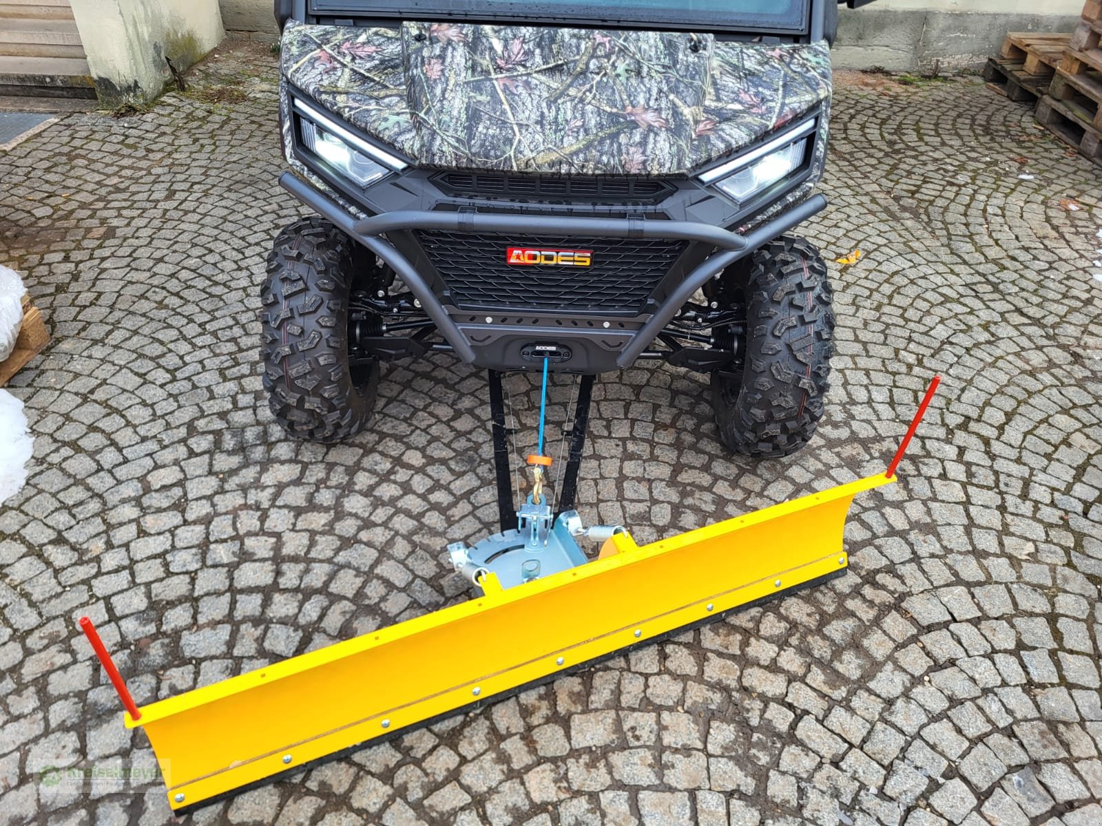 ATV & Quad типа Odes Workcross 650 Kabine + Schneeschild 170cm (ohne Heizung), 90 kmh, Allrad 4x4, Winterdienst Paket UTV neu, Neumaschine в Feuchtwangen (Фотография 16)