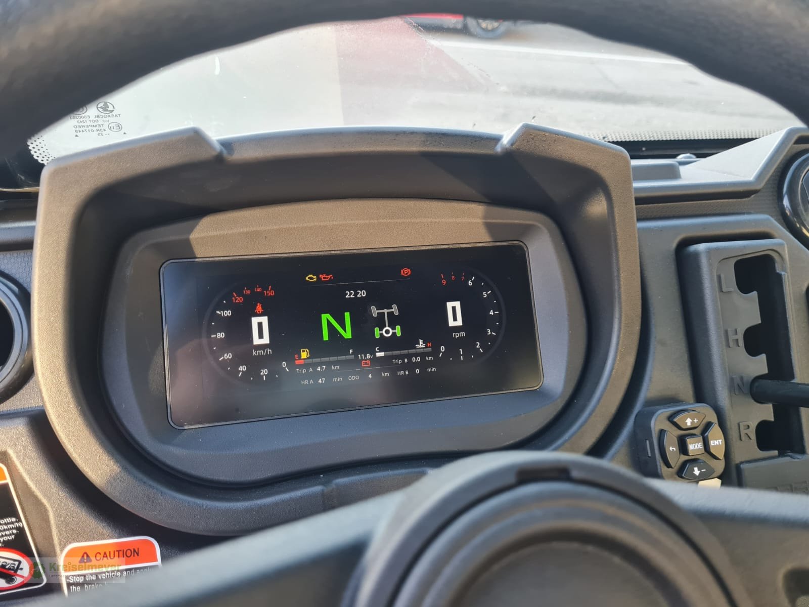 ATV & Quad от тип Odes Workcross 800 ABS Limited Edition + Kabine Heizung + Jägerkit Bügel Funk-Seilwinde UTV neu, Neumaschine в Feuchtwangen (Снимка 13)