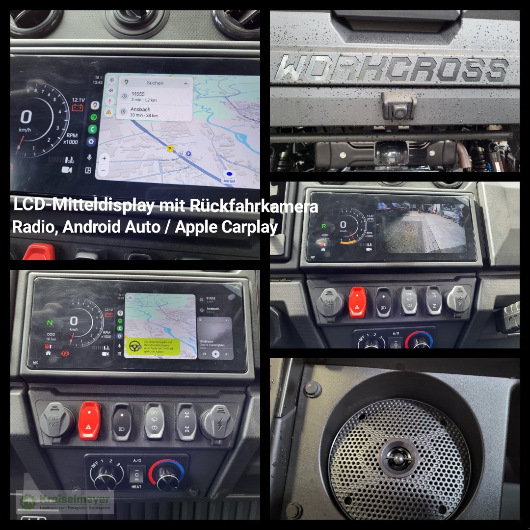 ATV & Quad del tipo Odes Workcross 800 ABS Limited Edition + LCD-Display + Kabine + Heizung + 90 km/h UTV neu, Neumaschine In Feuchtwangen (Immagine 21)