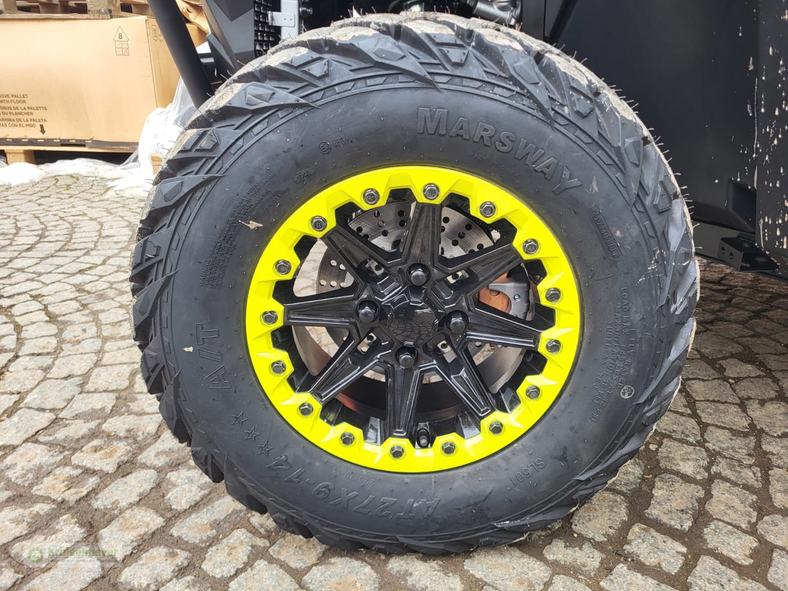 ATV & Quad типа Odes Workcross 800 Limited Edition inkl. Beadlock-Neongelb + 95 kmh + 1000 kg Anhängelast UTV Allrad 4x4, Neumaschine в Feuchtwangen (Фотография 12)