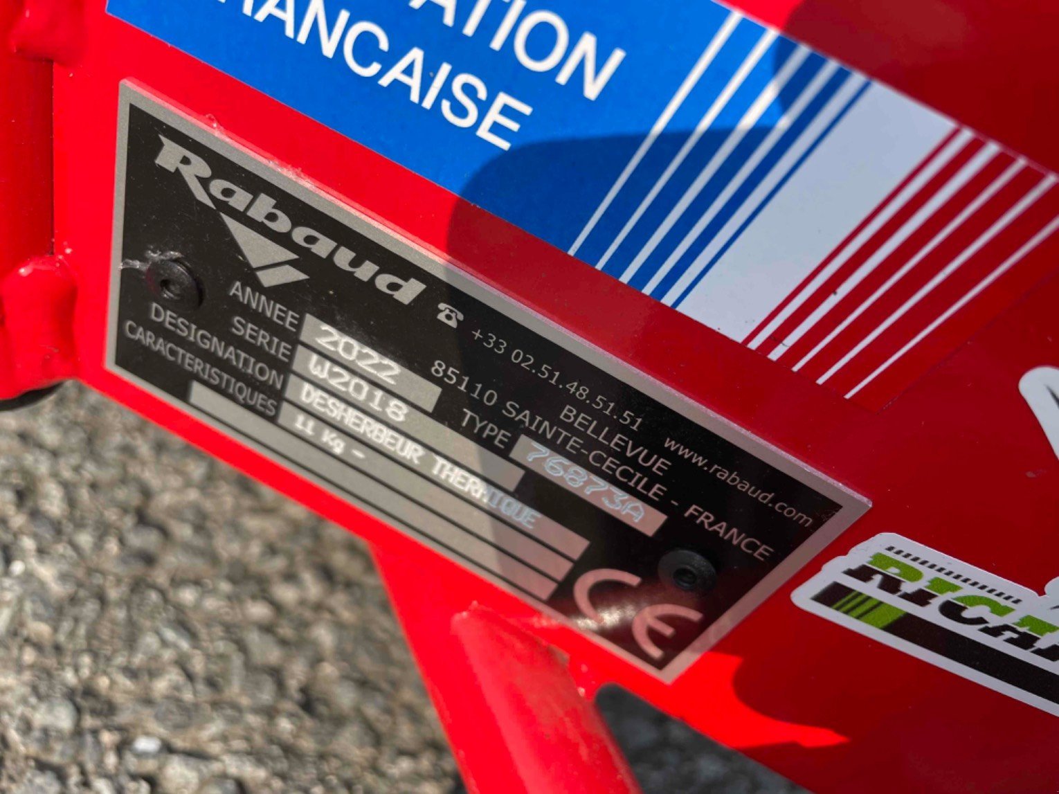 ATV & Quad του τύπου Rabaud HERBIOGAZ, Gebrauchtmaschine σε LA SOUTERRAINE (Φωτογραφία 4)