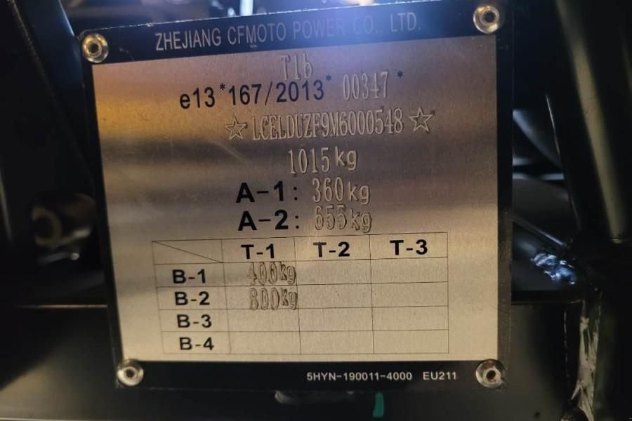 ATV & Quad a típus Sonstige CFMOTO UFORCE600 Valid Inspection, *Guarantee! Dutch Regi, Gebrauchtmaschine ekkor: Groenlo (Kép 6)