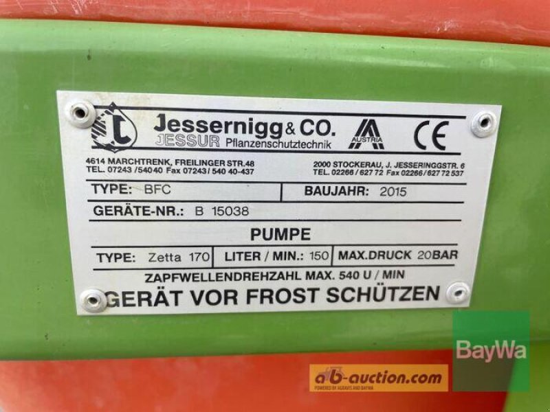 Aufbauspritze от тип Jessernigg EVOLUTION PP1 600 L, Gebrauchtmaschine в Bamberg (Снимка 11)