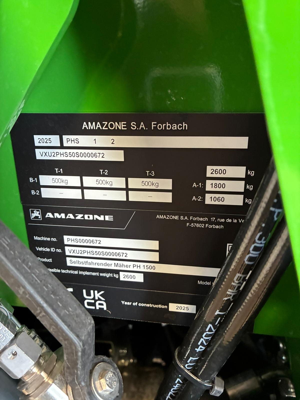 Aufsitzmäher typu Amazone Profihopper PH 1500, Mietmaschine v Wiedemar (Obrázek 5)