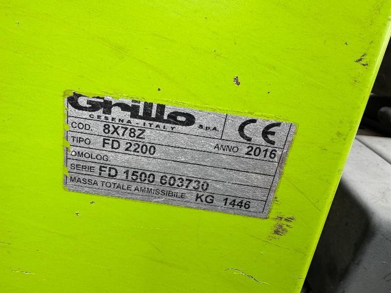 Aufsitzmäher del tipo Grillo FD2200, Gebrauchtmaschine In Richebourg (Immagine 8)