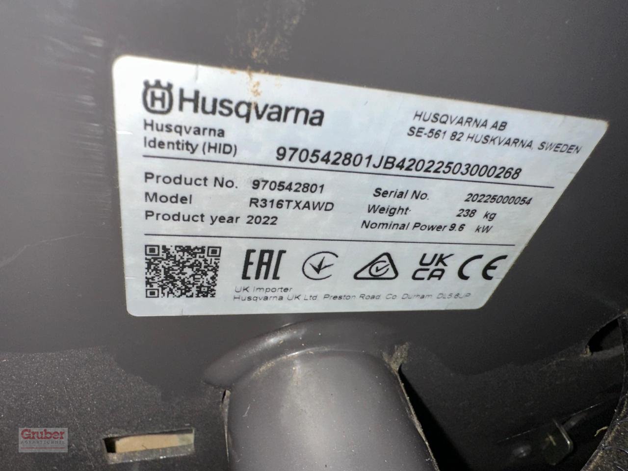 Aufsitzmäher typu Husqvarna R 316 TX  AWD, Gebrauchtmaschine v Elsnig (Obrázek 8)
