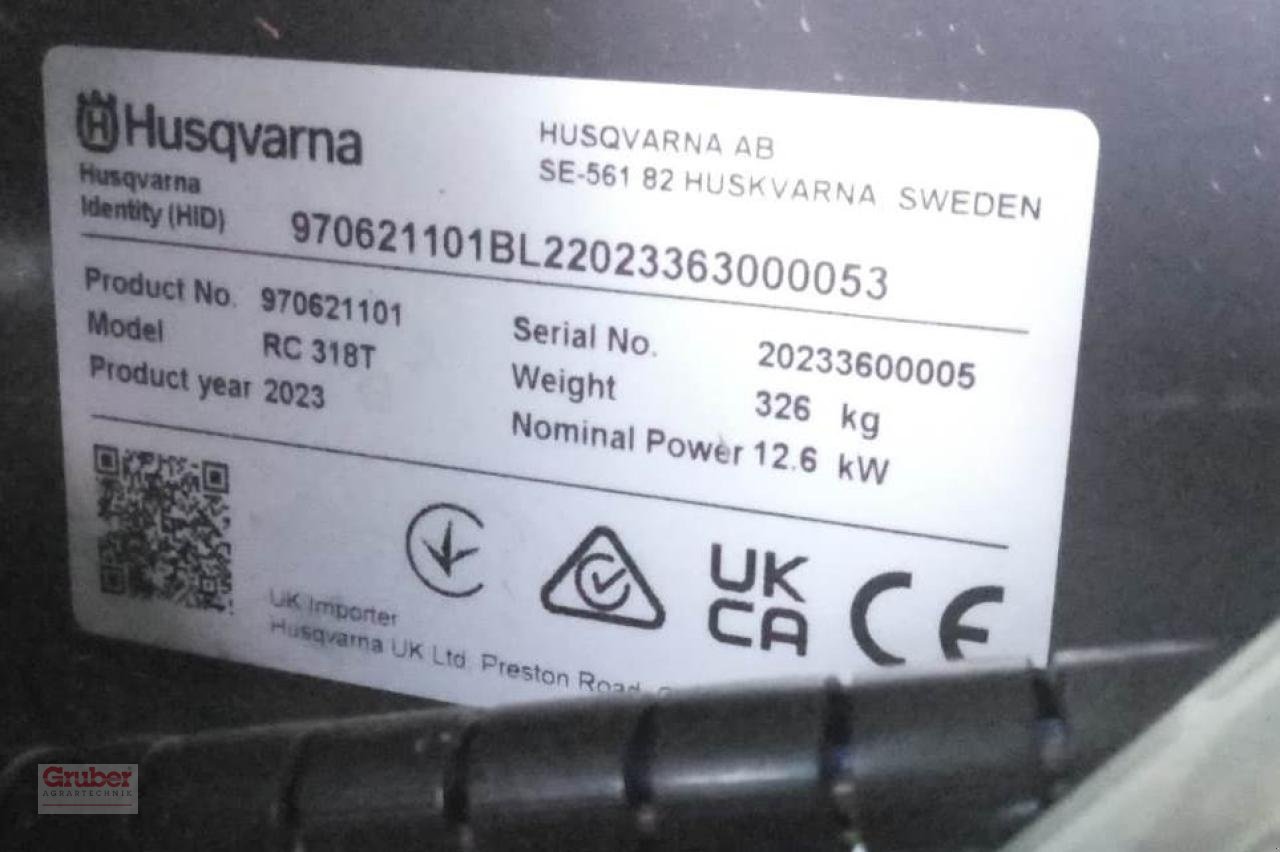 Aufsitzmäher typu Husqvarna RC 318 T Rider mit Combi 103, Vorführmaschine v Nordhausen OT Hesserode (Obrázek 8)