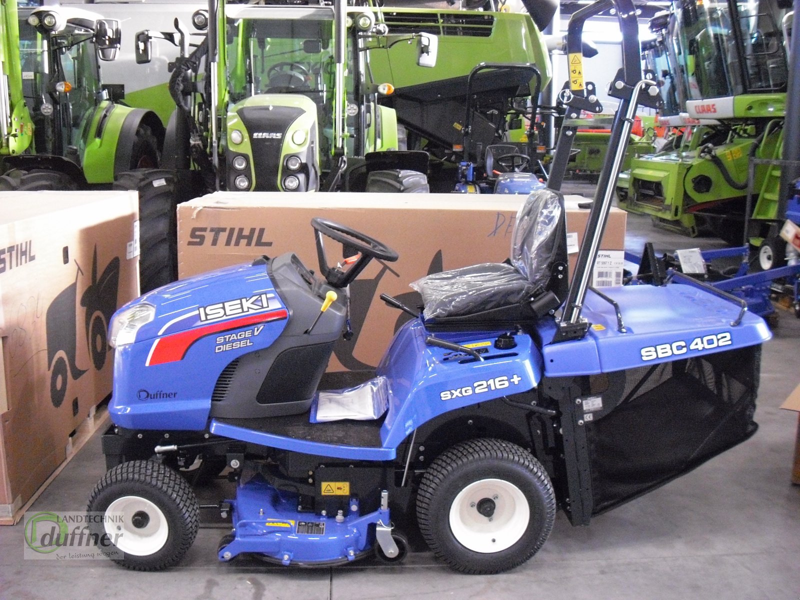 Aufsitzmäher des Typs Iseki SXG 216+, Neumaschine in Hohentengen (Bild 1)