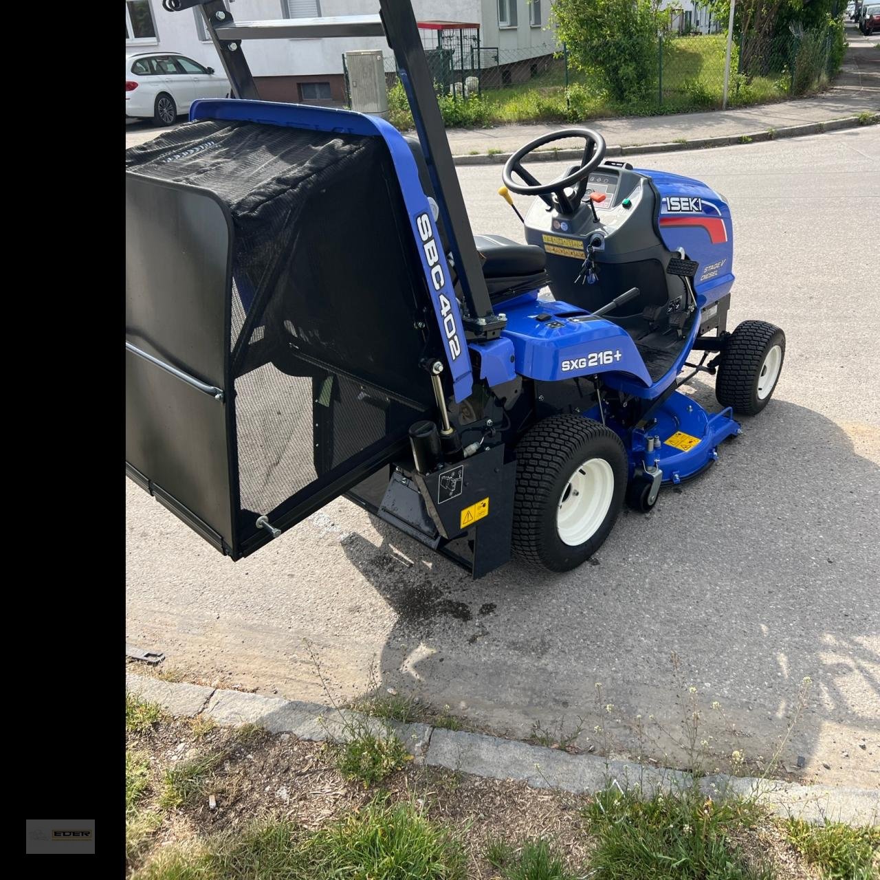 Aufsitzmäher Türe ait Iseki SXG 216+ elektr., Neumaschine içinde Kirchheim b. München (resim 12)