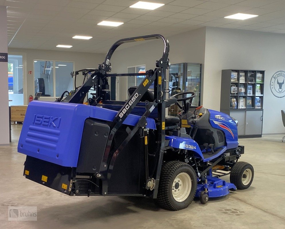 Aufsitzmäher des Typs Iseki SXG 324 NEU Diesel-Rasentraktor-Hochentleerung, Neumaschine in Karstädt (Bild 5)