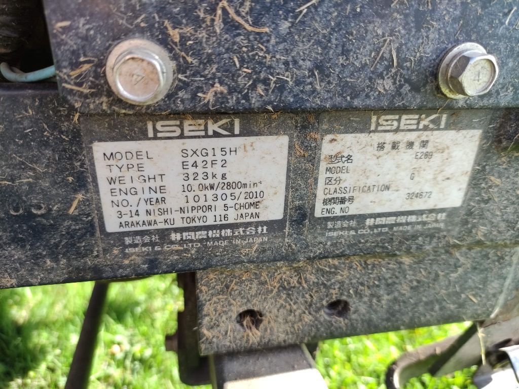 Aufsitzmäher типа Iseki Sxg15H, Gebrauchtmaschine в LIMOGES (Фотография 5)