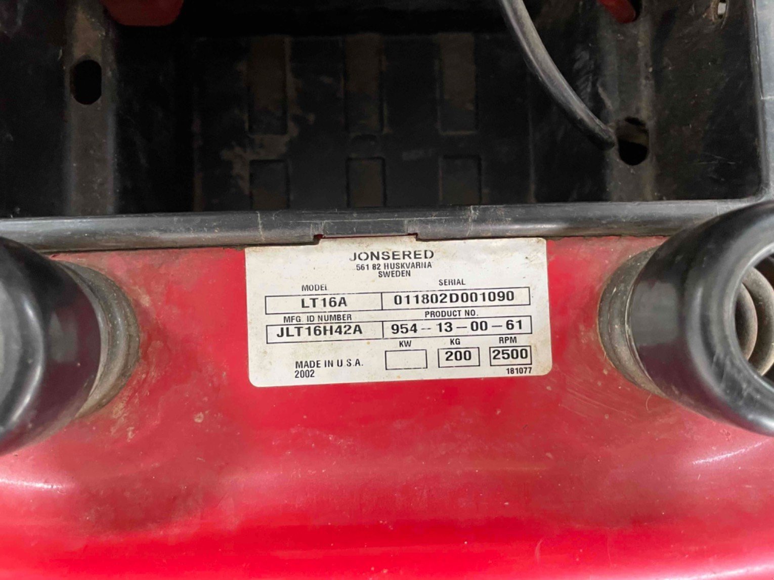 Aufsitzmäher типа Jonsered Tondeuse autoportée LT16A Jonsered, Gebrauchtmaschine в LA SOUTERRAINE (Фотография 6)