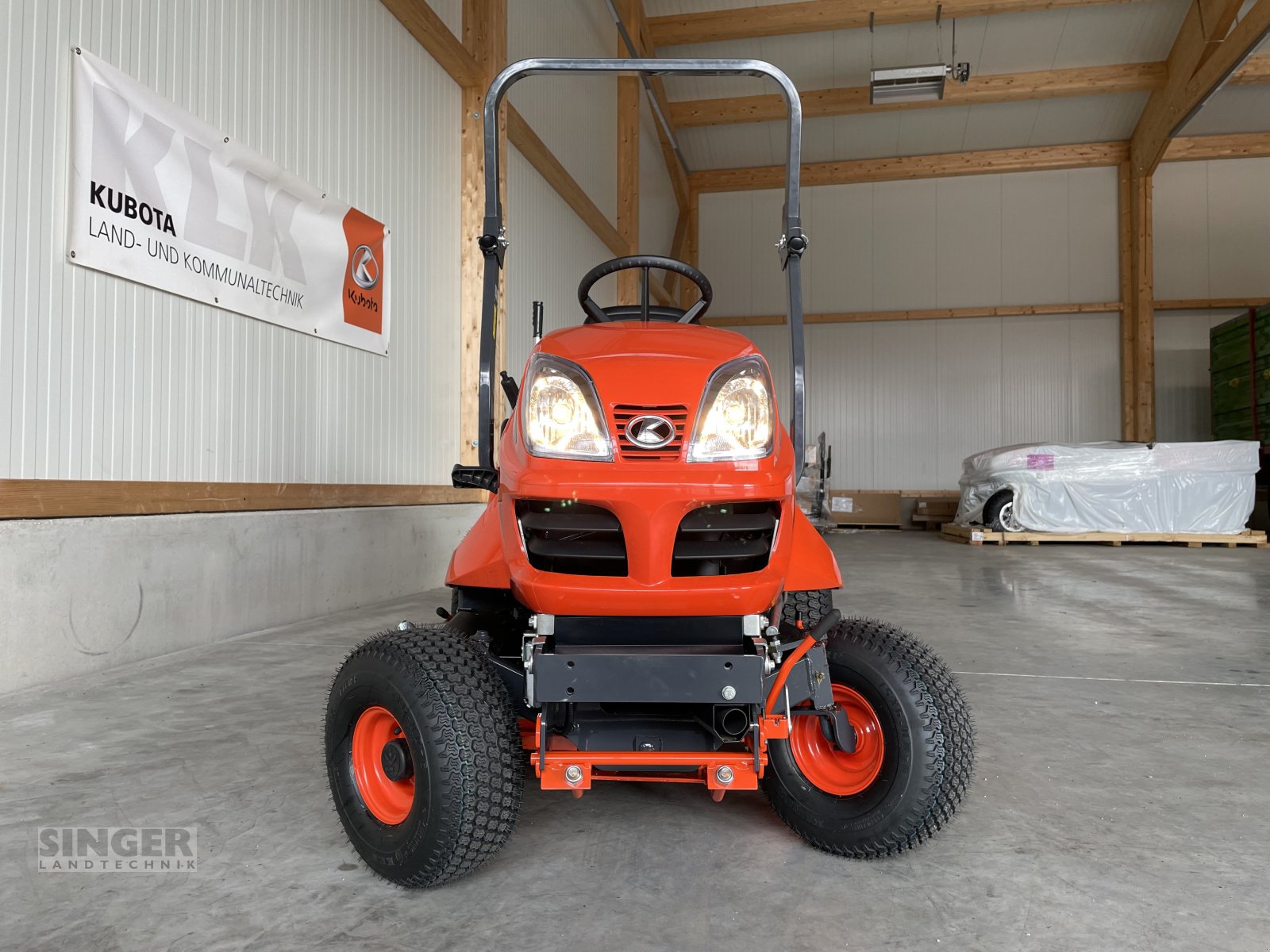 Aufsitzmäher des Typs Kubota Aktion, Kubota GR1600 + Humbaur Alu-Einachser zum Aktionspreis, Neumaschine in Biessenhofen (Bild 16)