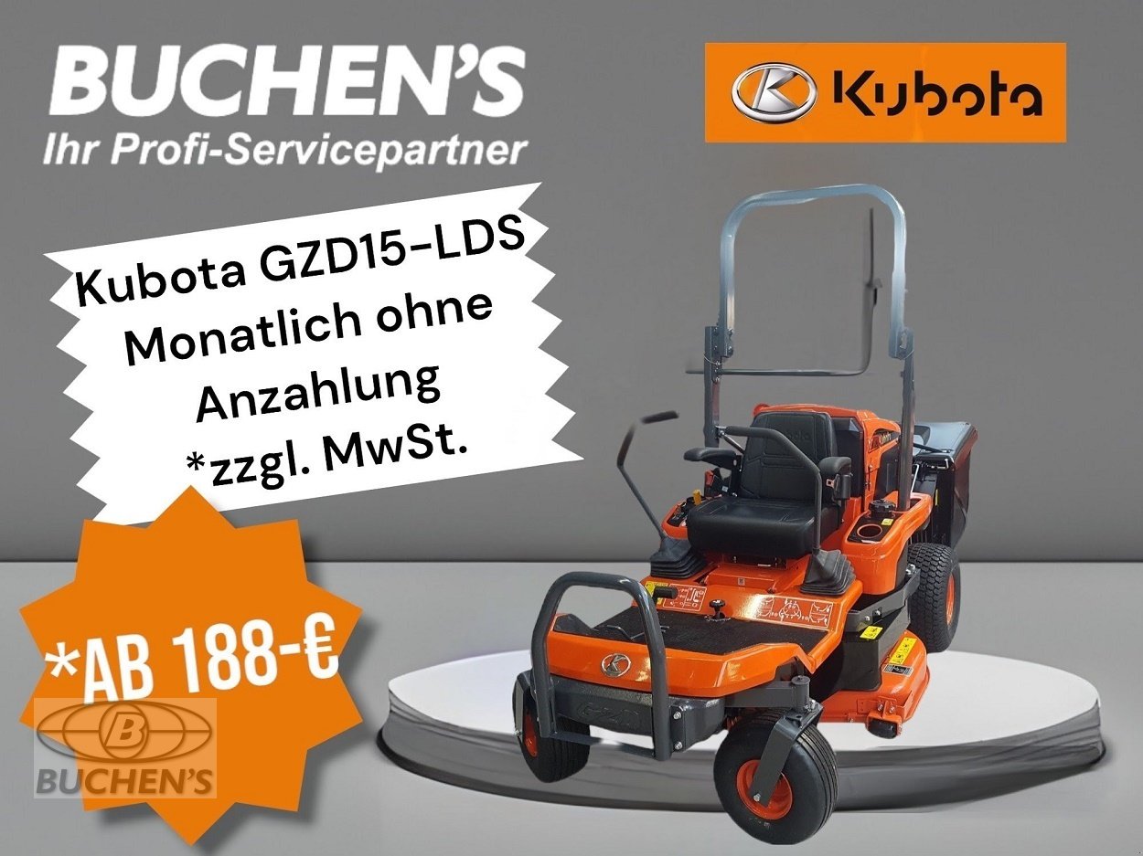 Aufsitzmäher typu Kubota GZD15LD  ab 0,99%, Neumaschine v Olpe (Obrázek 1)