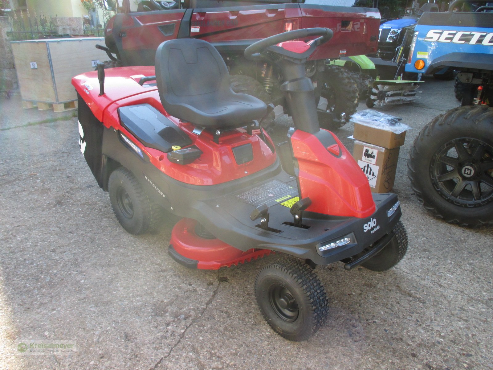 Aufsitzmäher a típus Solo R 74.5 Li 36 V Akku Rasentraktor, Neumaschine ekkor: Feuchtwangen (Kép 2)