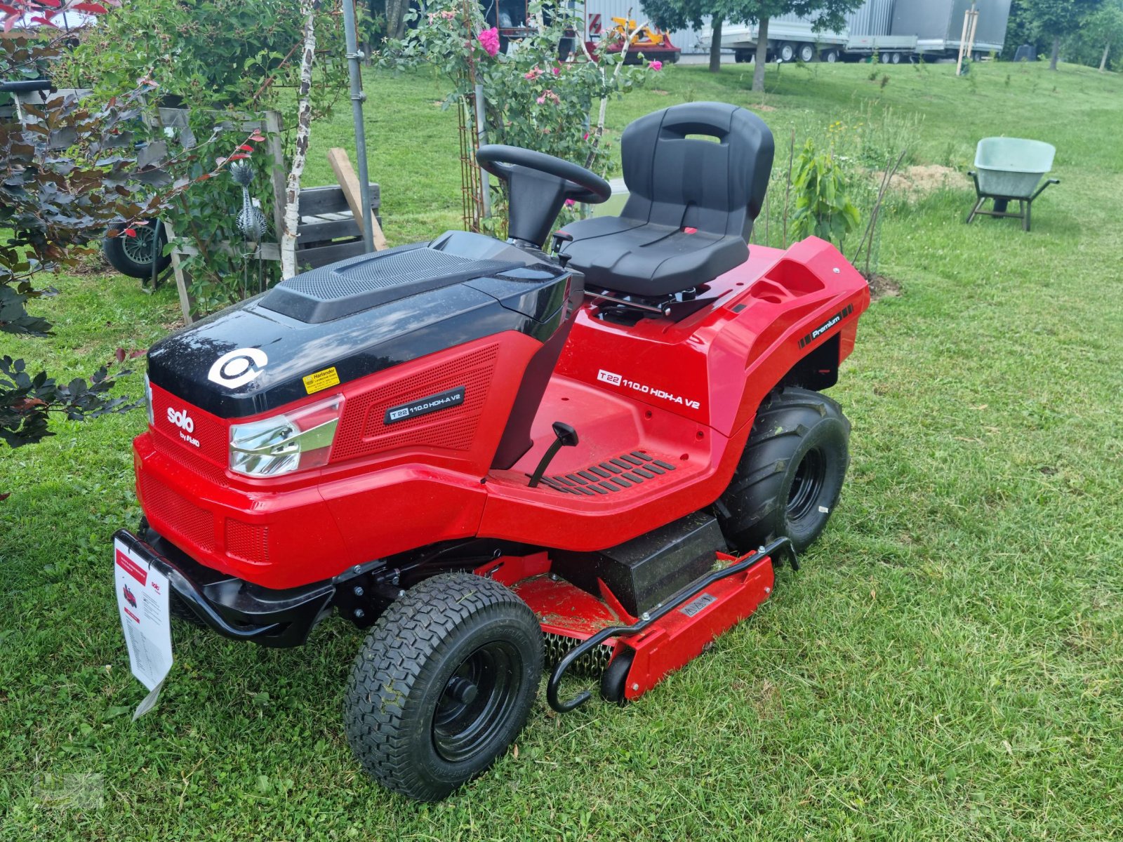 Aufsitzmäher του τύπου Solo T 22-110.0 HDH-A, Neumaschine σε Aresing (Φωτογραφία 2)