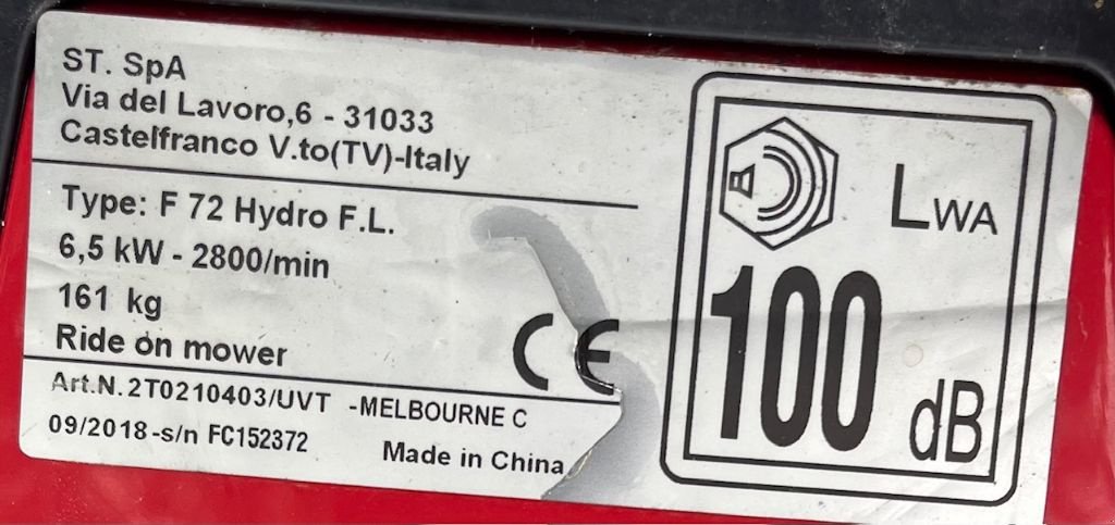 Aufsitzmäher a típus Sonstige MELBOURNE C, Gebrauchtmaschine ekkor: SAINT VICTURNIEN (Kép 5)