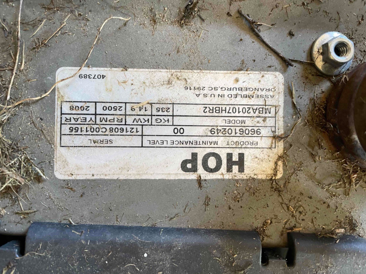 Aufsitzmäher tip Sonstige Tondeuse autoportée MOP RB11592RB Divers, Gebrauchtmaschine in LA SOUTERRAINE (Poză 7)