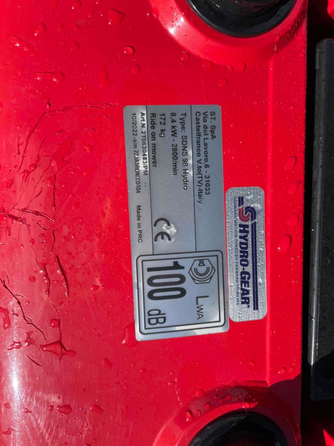 Aufsitzmäher du type Sonstige Tondeuse autoportée PL1098HC Colombia, Gebrauchtmaschine en LA SOUTERRAINE (Photo 4)