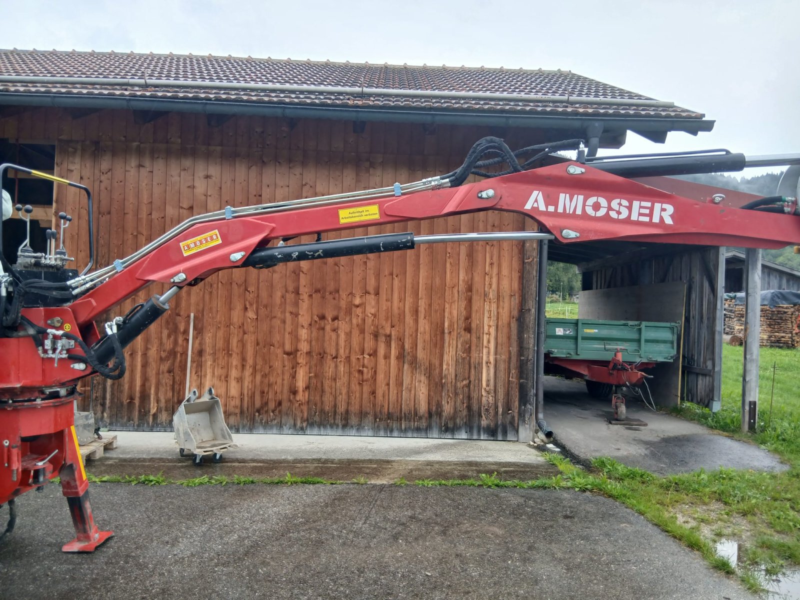 Bagger typu A. Moser Kombikran 3500D, Gebrauchtmaschine v Unterammergau (Obrázek 2)