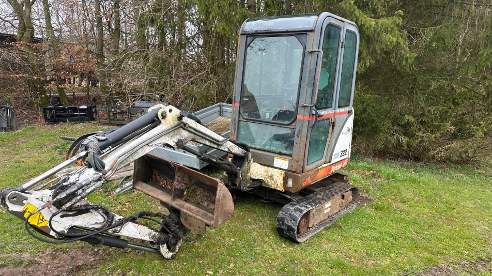 Bagger of the type Bobcat 322, Gebrauchtmaschine in Rødovre (Picture 4)