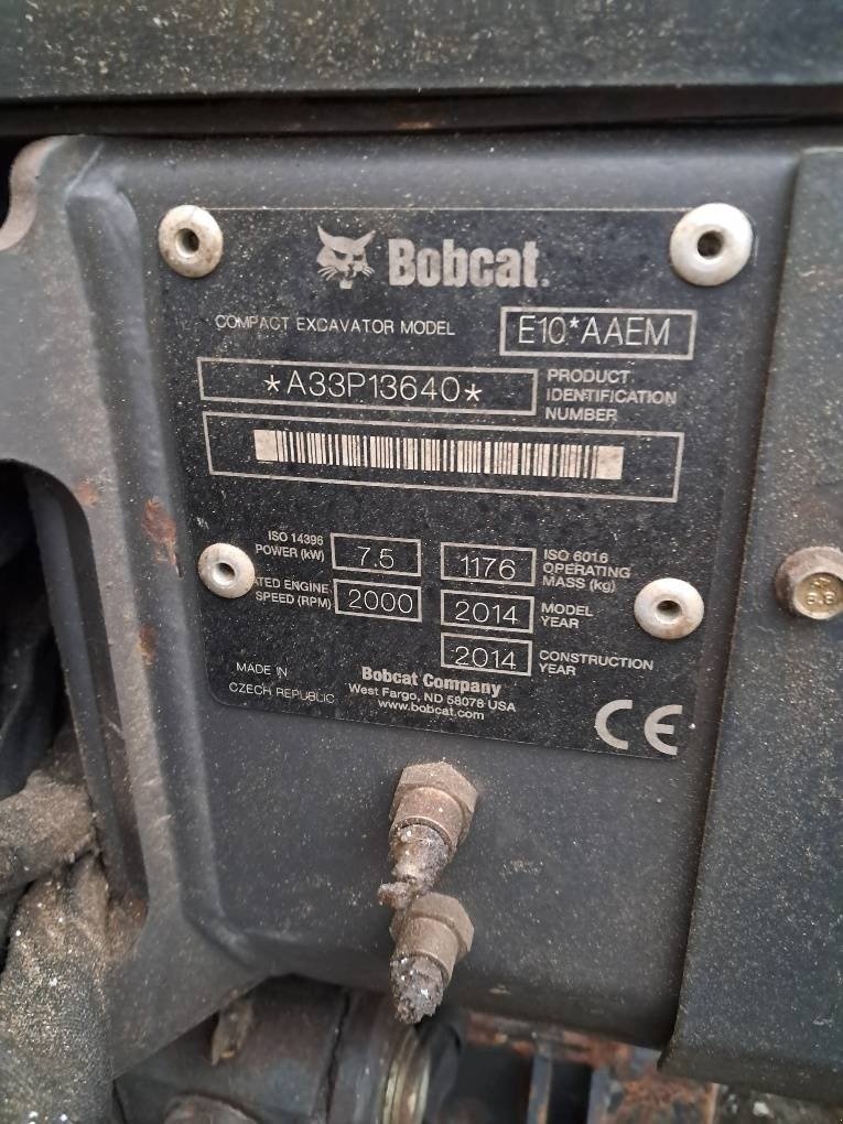 Bagger del tipo Bobcat E 10, Gebrauchtmaschine en Skanderborg (Imagen 14)