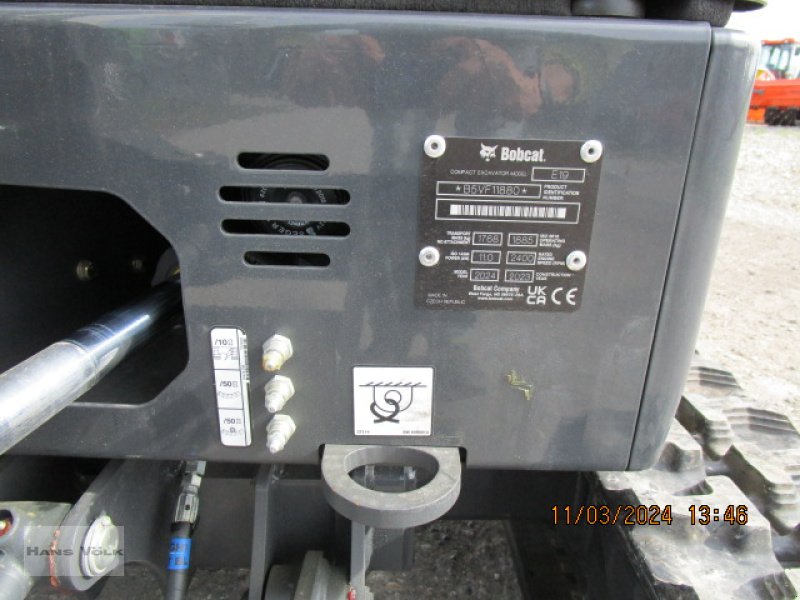 Bagger des Typs Bobcat E 19, Neumaschine in Soyen (Bild 13)