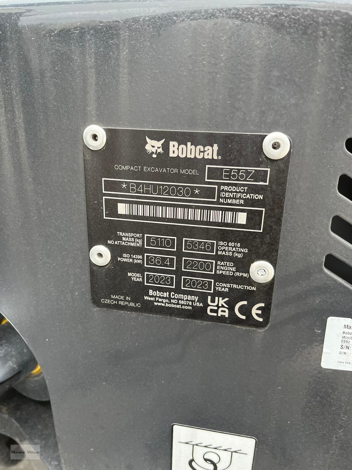 Bagger tip Bobcat E 55, Neumaschine in Antdorf (Poză 11)