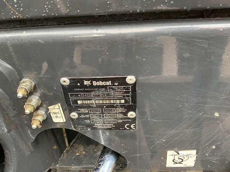 Bagger typu Bobcat E26, Gebrauchtmaschine v Kaunas (Obrázek 8)
