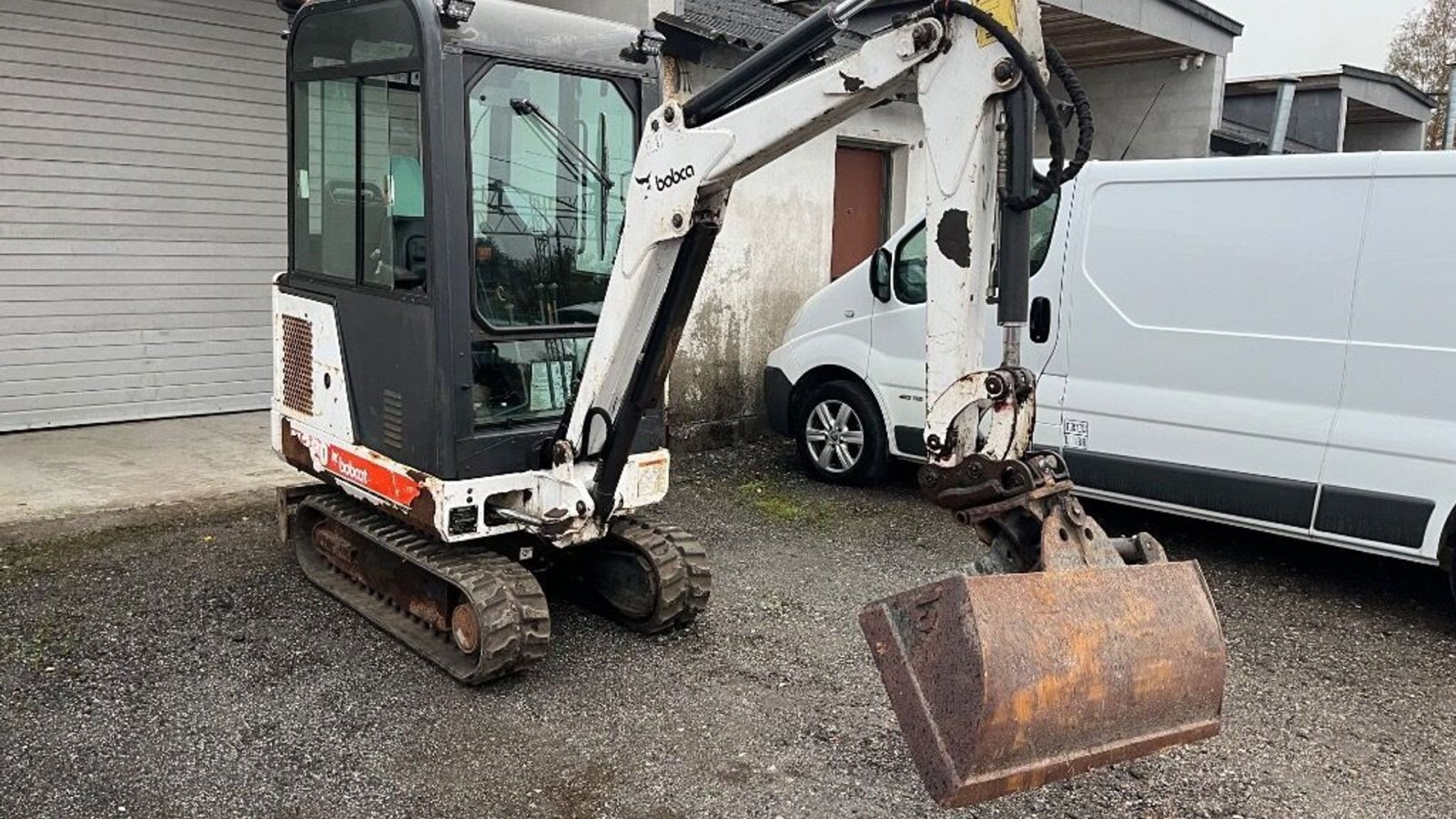 Bagger typu Bobcat x320 med 5 graveskovle, Gebrauchtmaschine v Rødovre (Obrázek 1)