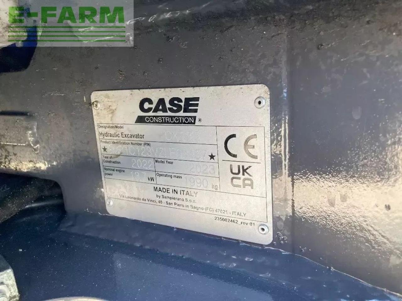 Bagger типа Case IH cx 19 d, Gebrauchtmaschine в AALBORG SV (Фотография 16)