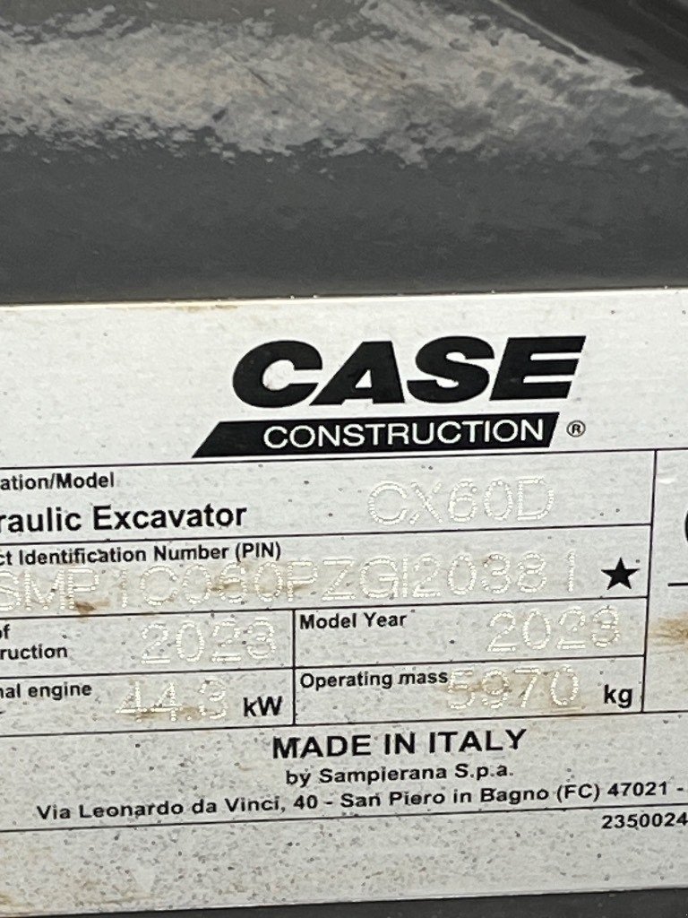 Bagger типа Case IH CX 60 D, Gebrauchtmaschine в Vrå, Frejlev, Hornslet & Ringsted (Фотография 5)