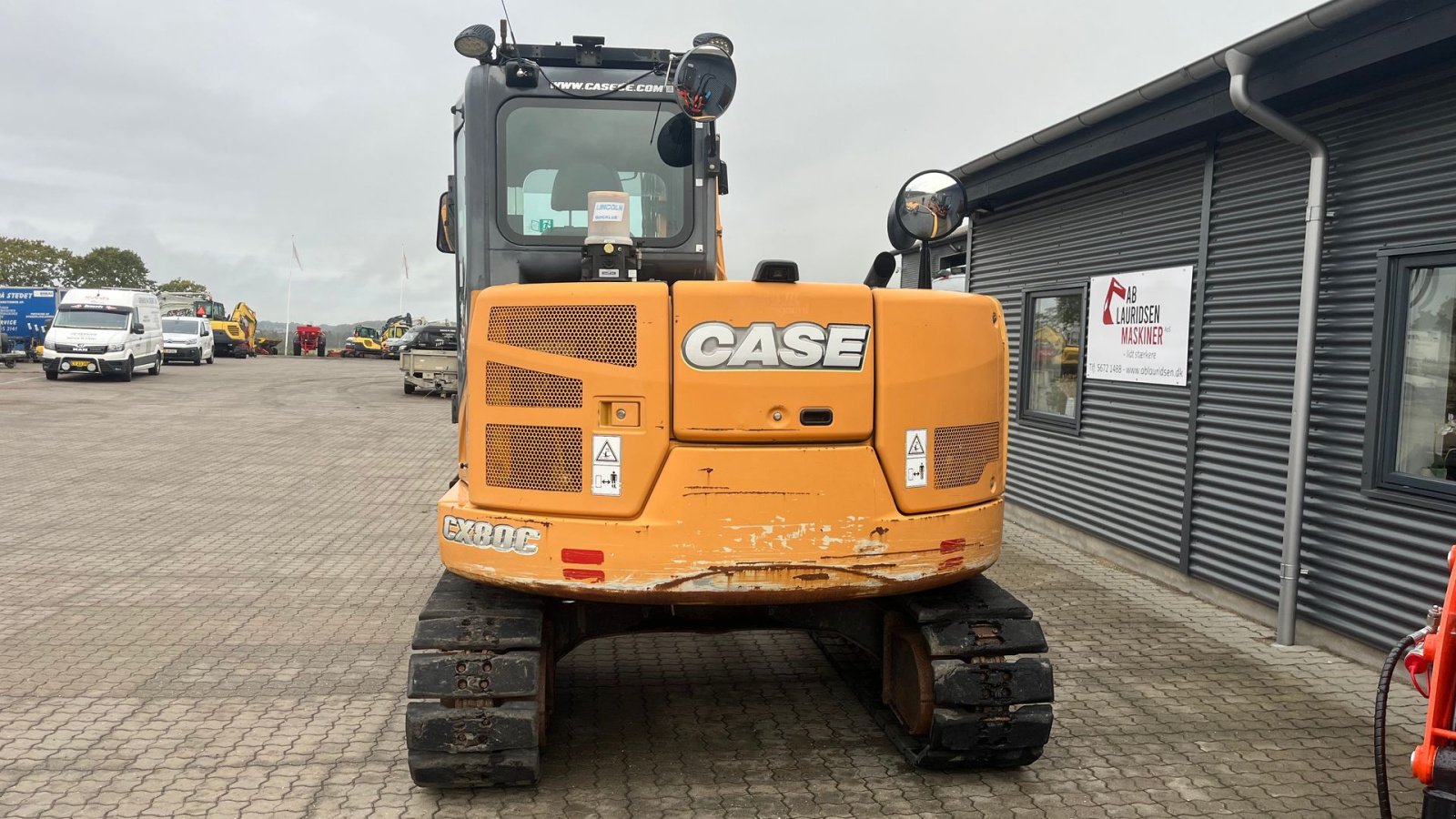Bagger a típus Case IH CX 80 Rotortilt og fuld skovlpakke, Gebrauchtmaschine ekkor: Rønnede (Kép 4)