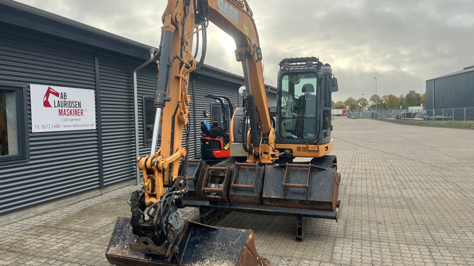 Bagger a típus Case IH CX 80 Rotortilt og fuld skovlpakke, Gebrauchtmaschine ekkor: Rønnede (Kép 12)