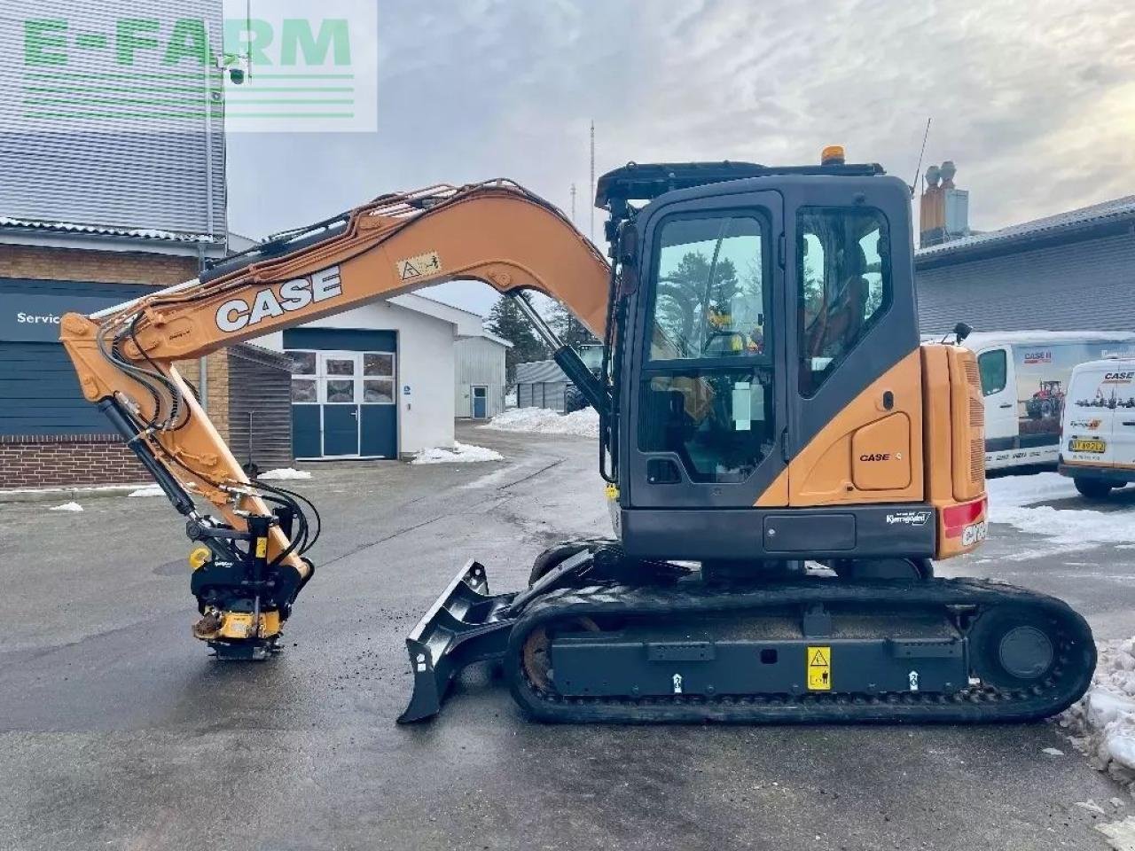 Bagger typu Case IH cx 85 d sr, Gebrauchtmaschine v AALBORG SV (Obrázek 4)