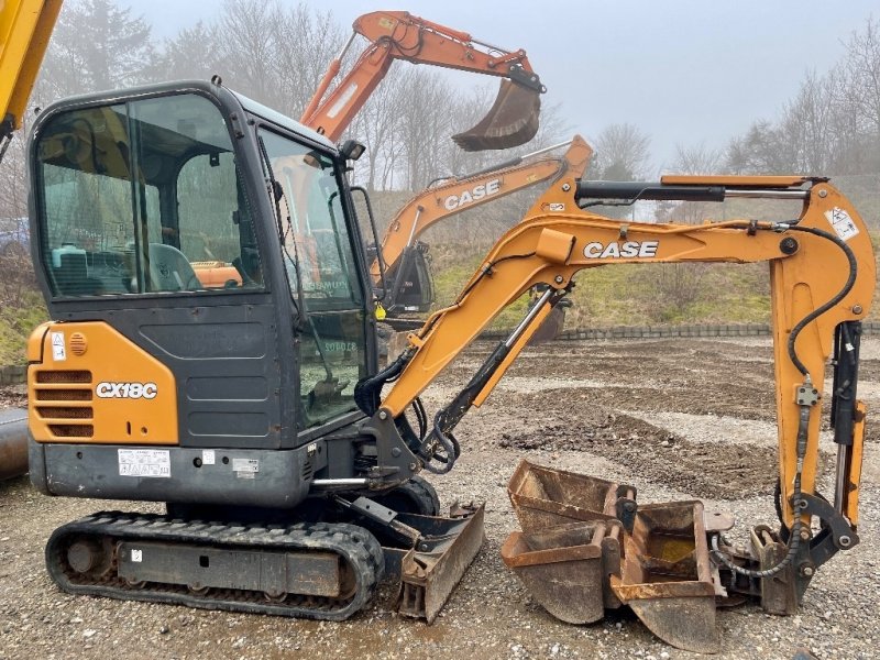 Bagger du type Case IH CX18C, Gebrauchtmaschine en Vrå, Frejlev, Hornslet & Ringsted