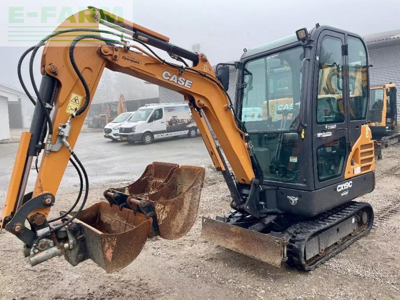 Bagger des Typs Case IH cx19c, Gebrauchtmaschine in AALBORG SV (Bild 6)