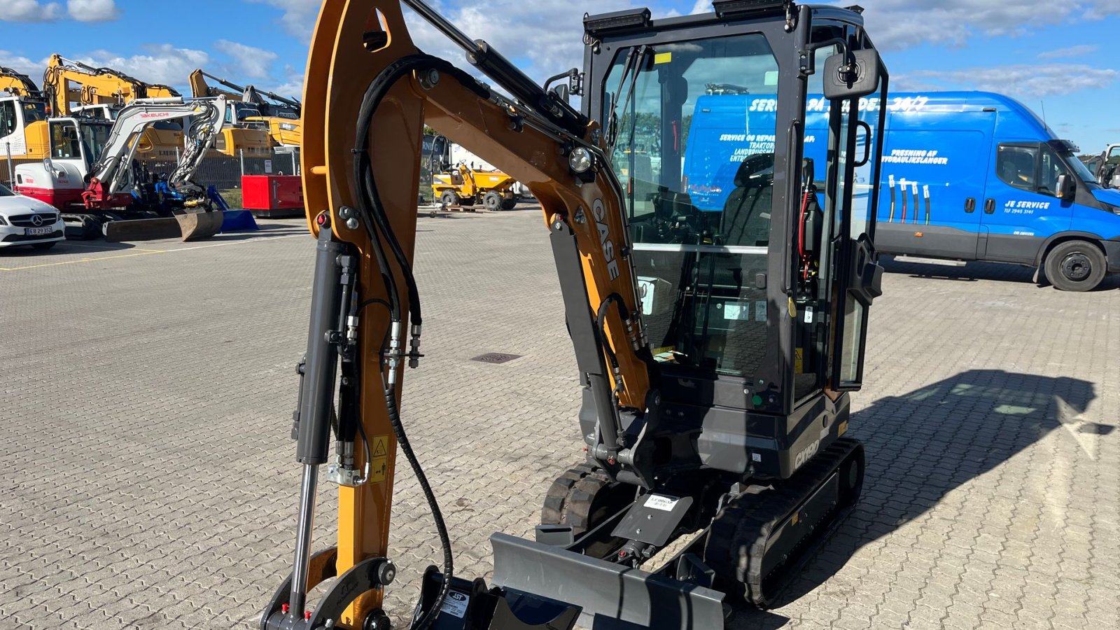 Bagger типа Case IH CX19D Fabriksny maskine klar til brug., Gebrauchtmaschine в Rønnede (Фотография 4)