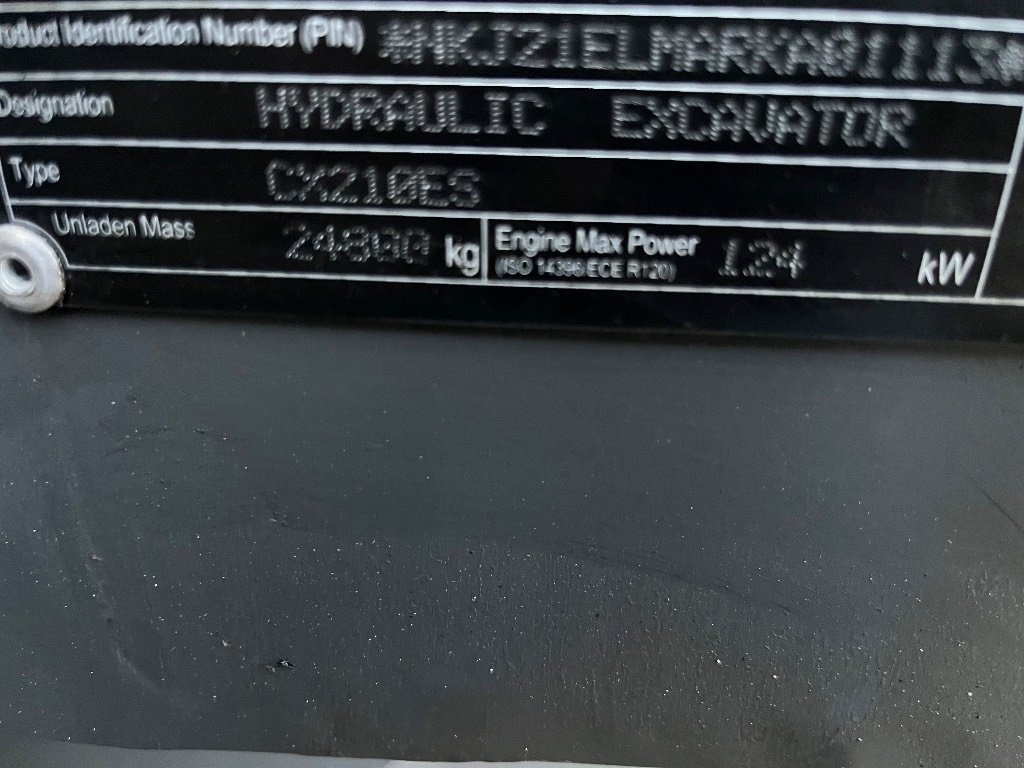 Bagger of the type Case IH CX210 E, Gebrauchtmaschine in Vrå, Frejlev, Hornslet & Ringsted (Picture 13)