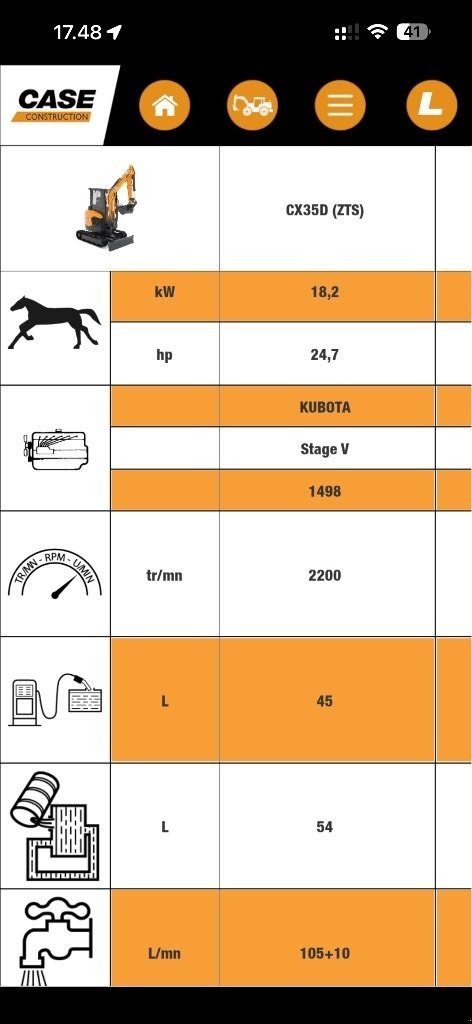 Bagger typu Case IH CX35D, Gebrauchtmaschine w Vrå, Frejlev, Hornslet & Ringsted (Zdjęcie 4)