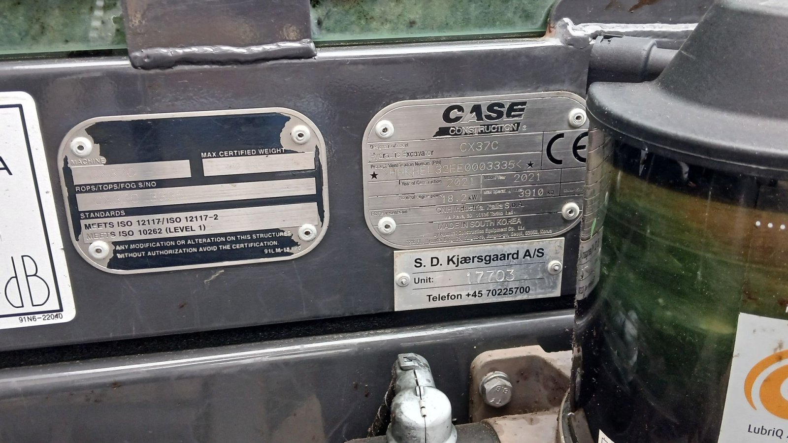 Bagger типа Case IH CX37C, Gebrauchtmaschine в Horsens (Фотография 10)