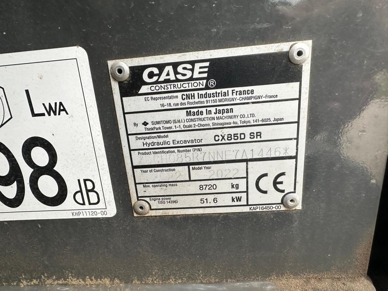 Bagger tipa Case IH CX85D, Gebrauchtmaschine u Middelfart (Slika 5)