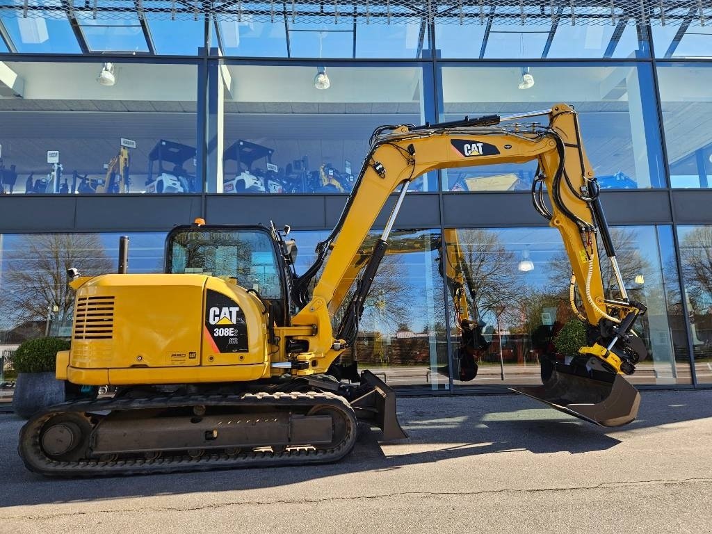 Bagger типа CAT 308 E 2 CR, Gebrauchtmaschine в Fårevejle (Фотография 2)