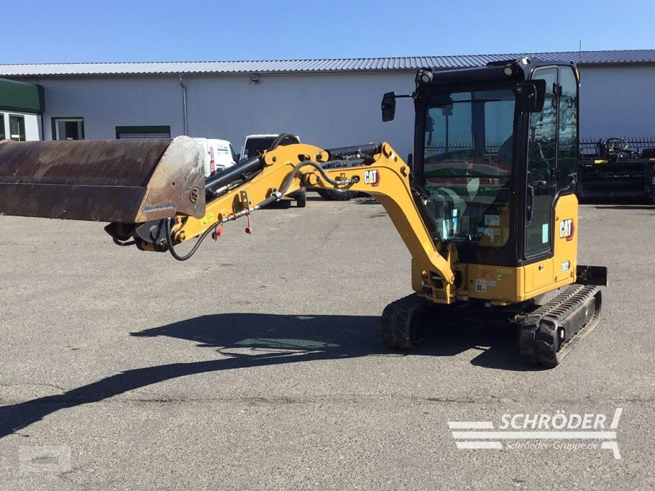 Bagger des Typs Caterpillar 302 CR / GARANTIE / INKL. 2X LÖFFEL, Gebrauchtmaschine in Penzlin (Bild 3)