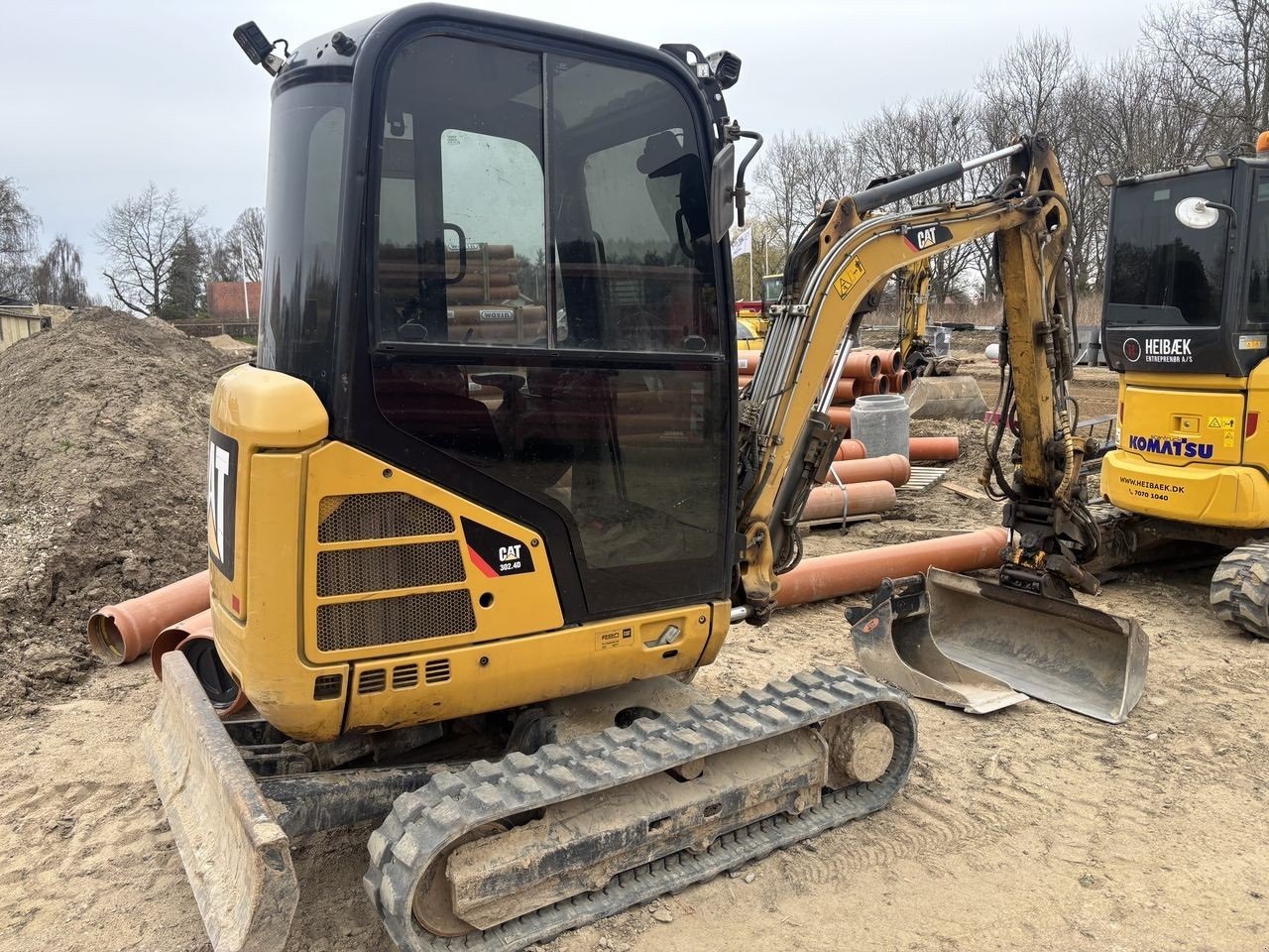 Bagger tip Caterpillar 302.4, Gebrauchtmaschine in Skive (Poză 2)