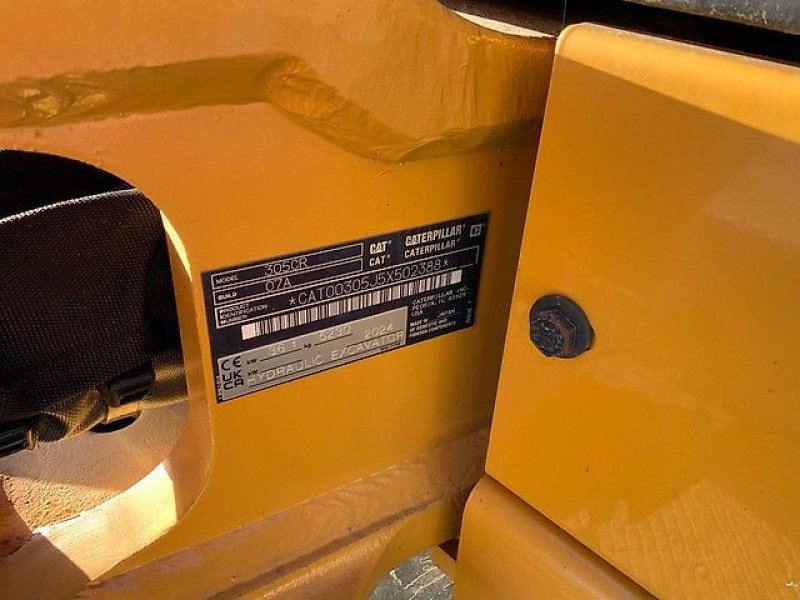 Bagger des Typs Caterpillar 305CR, Gebrauchtmaschine in Kaunas (Bild 8)