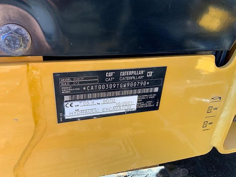 Bagger a típus Caterpillar 309CR, Gebrauchtmaschine ekkor: Kaunas (Kép 17)